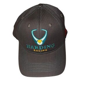 Harding Racing Mens Charcoal Grey Teal Stitching Gabby Chaves 88 Strapback Hat